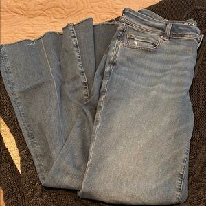 American Eagle Outfitters Blue Flare Wide Leg Jeans